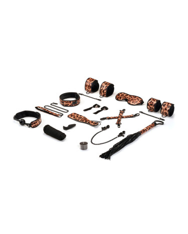 БДСМ-набір Liebe Seele Leopard Print 13pcs set