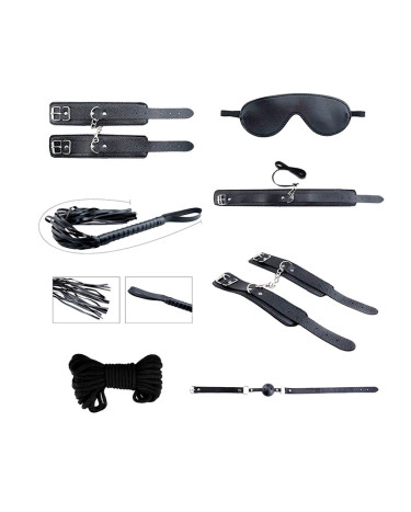 Набір аксесуарів БДСМ Alive Secret Desires Black Kit 8 pcs