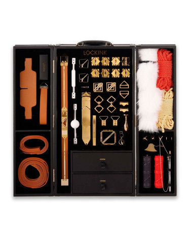 БДСМ-набір LOCKINK All-in-1 BDSM Play Kit - Brown Color