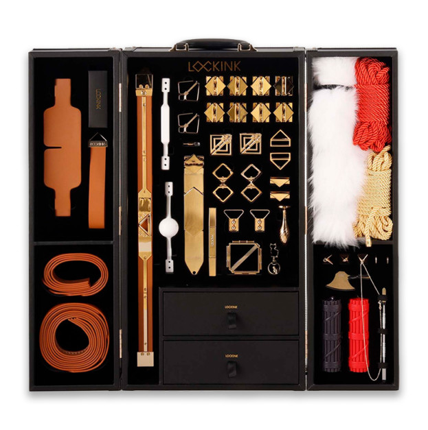 БДСМ-набір LOCKINK All-in-1 BDSM Play Kit - Brown Color