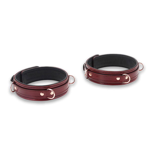 Фіксатори для стегон Liebe Seele Wine Red Thigh Cuffs Size S
