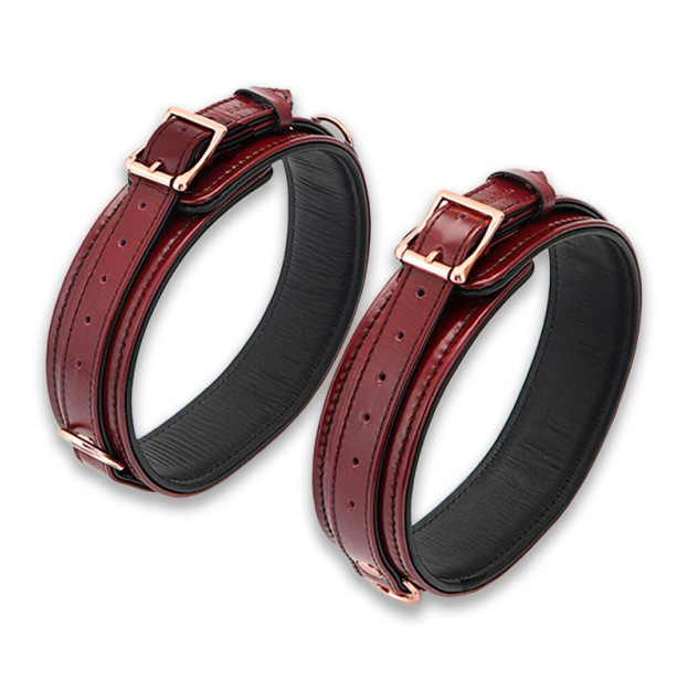 Фіксатори для стегон Liebe Seele Wine Red Thigh Cuffs Size L