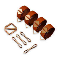 Набір для зв'язування LOCKINK Hogtie Set - Brown
