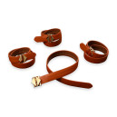 Набір для зв'язування LOCKINK Hogtie Set - Brown