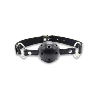 БДСМ кляп в рот Mouth ball черный Садо-мазо