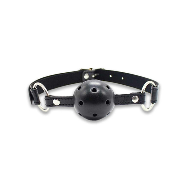 БДСМ кляп в рот Mouth ball черный Садо-мазо