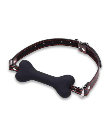 Кляп Кістка в рот для BDSM і рольових ігор чорний Садо-мазо