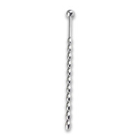 Steel urethral catheter silver