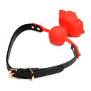 Кляп Master Series Blossom Silicone Rose Gag Red