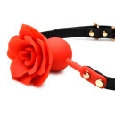 Кляп Master Series Blossom Silicone Rose Gag Red