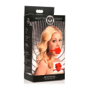 Кляп Master Series Blossom Silicone Rose Gag Red