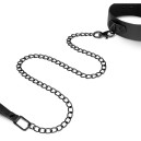 Нашийник з повідцем Bedroom Fantasies Collar & Leash чорний