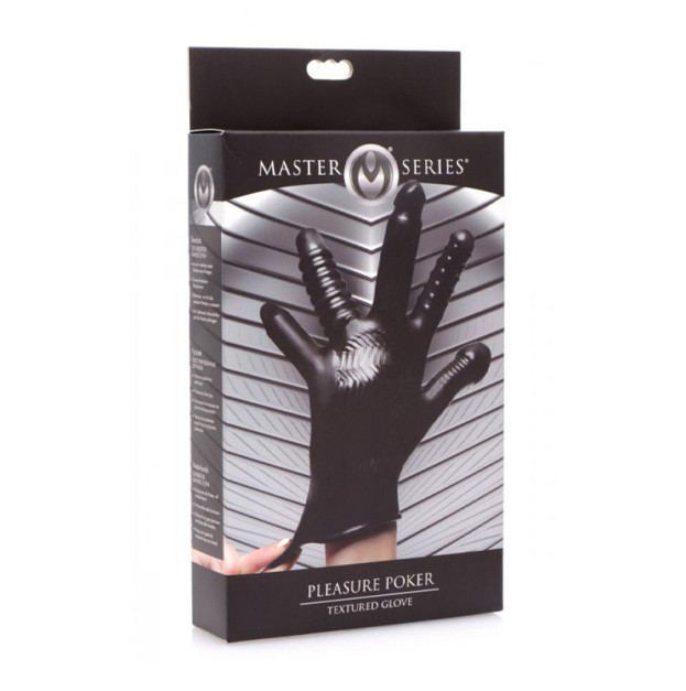 Перчатки с разными текстурами Master Series Pleasure Poker Textured Glove