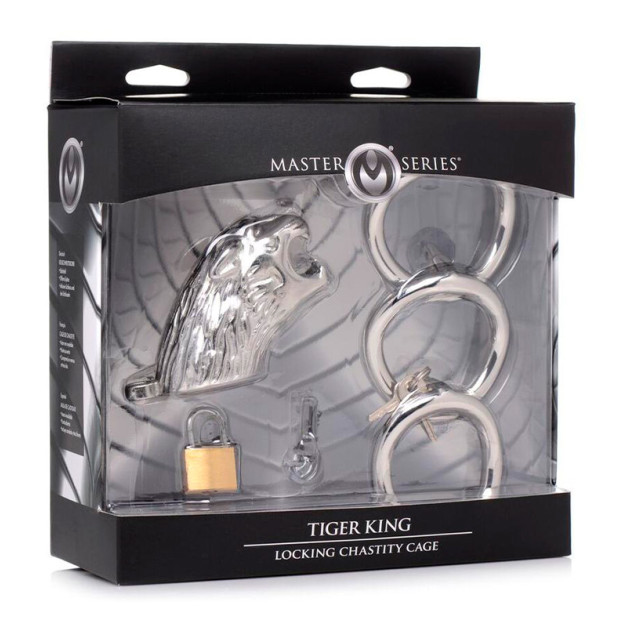 Клетка для члена Master Series Tiger King Cock Cage With Lock