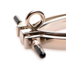 Затискач для статевих губ з повідцем Master Series Pussy Tugger Clamp with Chain