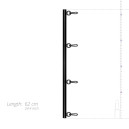 Фіксатор для рук та ніг Bedroom Fantasies Spreader Bar Lightweight Restraint Bar Black