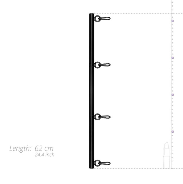 Фіксатор для рук та ніг Bedroom Fantasies Spreader Bar Lightweight Restraint Bar Black