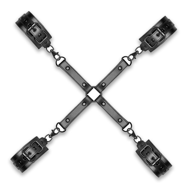 Фіксатор для рук та ніг Bedroom Fantasies Hogtie & Cuffs Set 4-Way Restrant