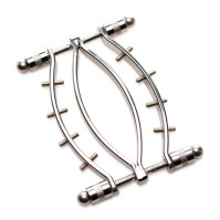 Зажим для половых губ Master Series Spread'Em Poker Vagina Clamp with Adjustable Pressure Screws
