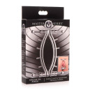 Затискач для статевих губ Master Series Spread'Em Poker Vagina Clamp with Adjustable Pressure Screws