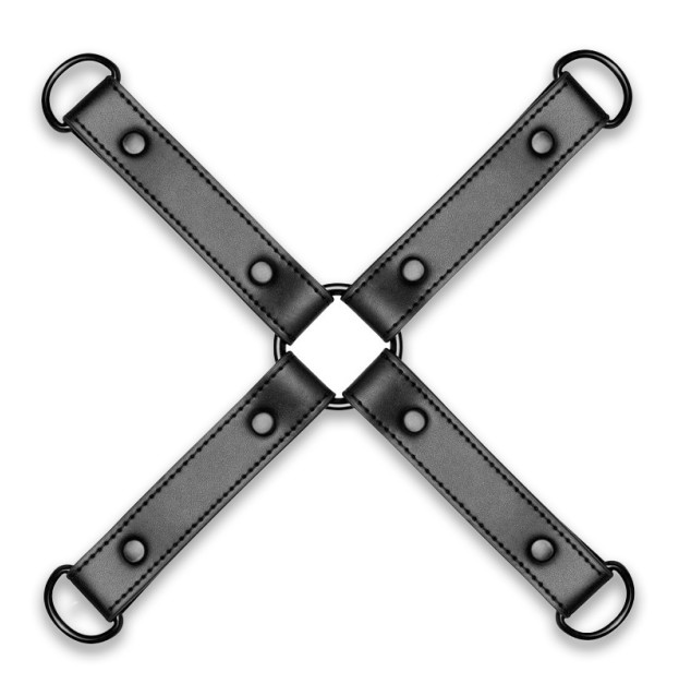 Хрестовина БДСМ Bedroom Fantasies Hogtie 4 - Way Restraint Cross Black