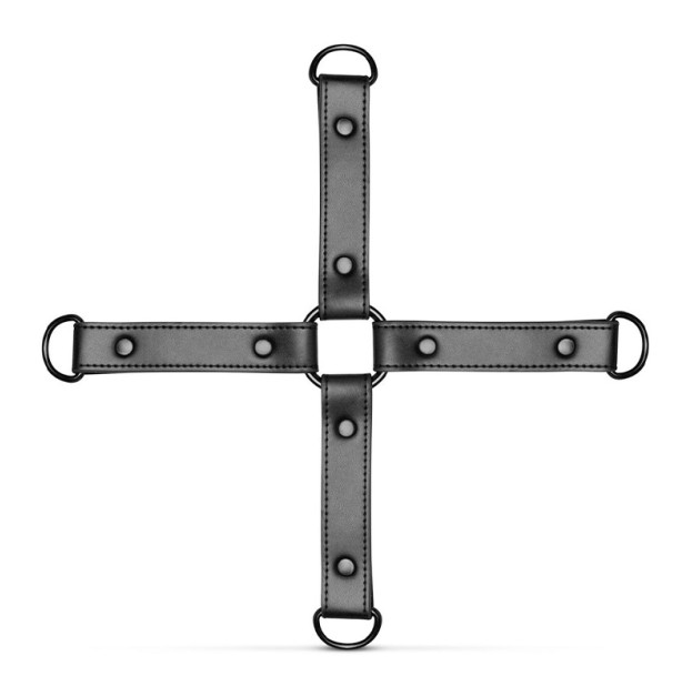 Хрестовина БДСМ Bedroom Fantasies Hogtie 4 - Way Restraint Cross Black