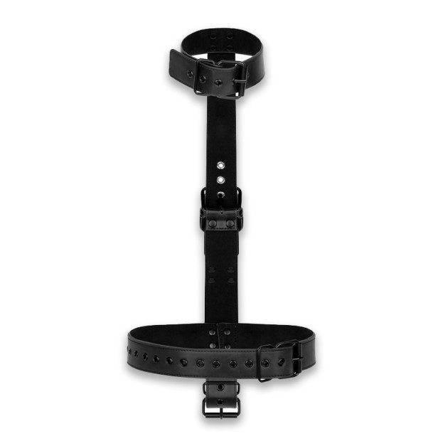 Фіксатор для рук та шиї Bedroom Fantasies Seductive Straps Black