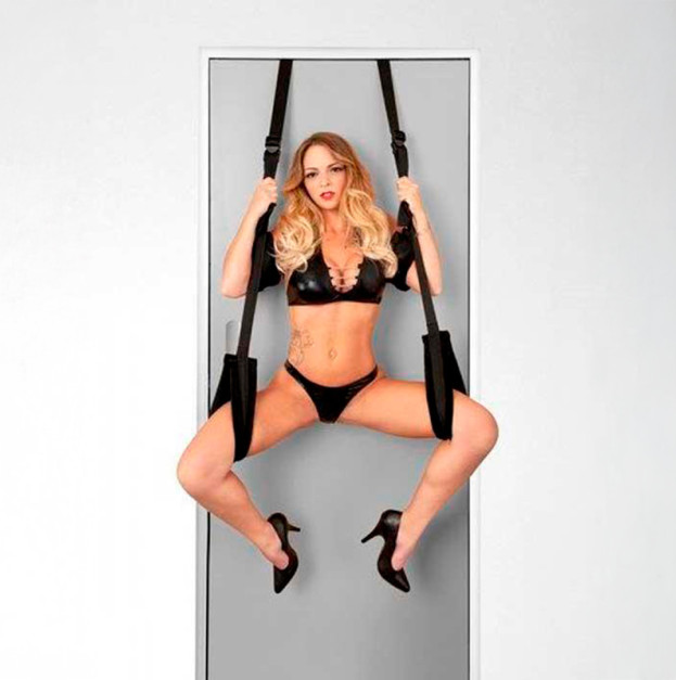Гойдалки для сексу на двері Fetish Tentation Door Straps Black