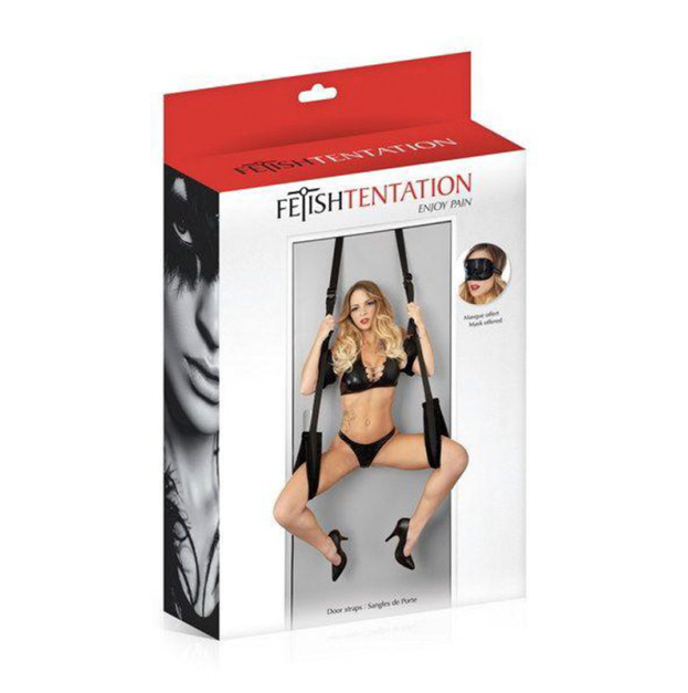 Гойдалки для сексу на двері Fetish Tentation Door Straps Black