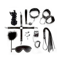 БДСМ набір Art of Sex Spikes BDSM Set Leather 10 Piece