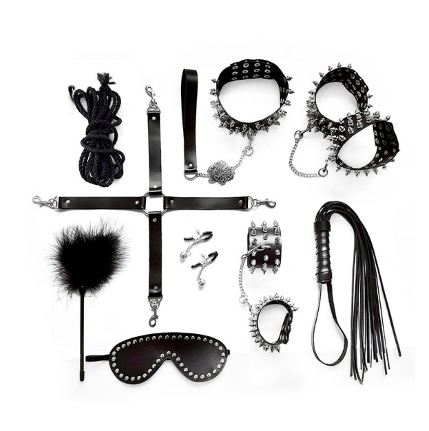 БДСМ набір Art of Sex Spikes BDSM Set Leather 10 Piece