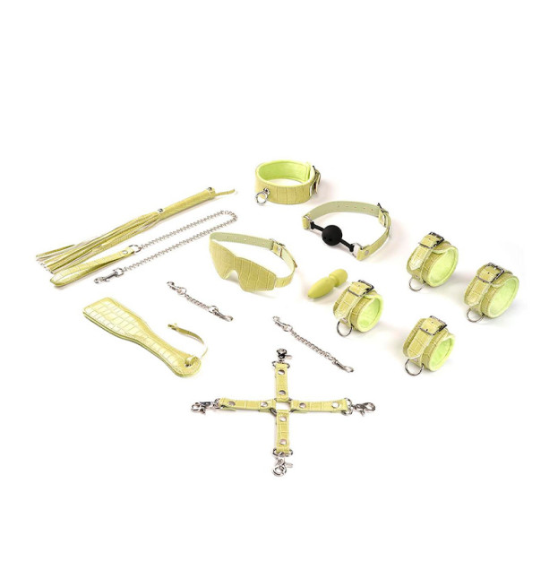 БДСМ набір Liebe Seele Macaron 9pcs Bondage Kit-Melon