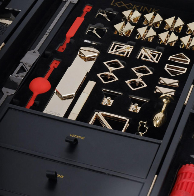 БДСМ набір LOCKINK All-in-1 BDSM Play Kit - Crocodile Leather