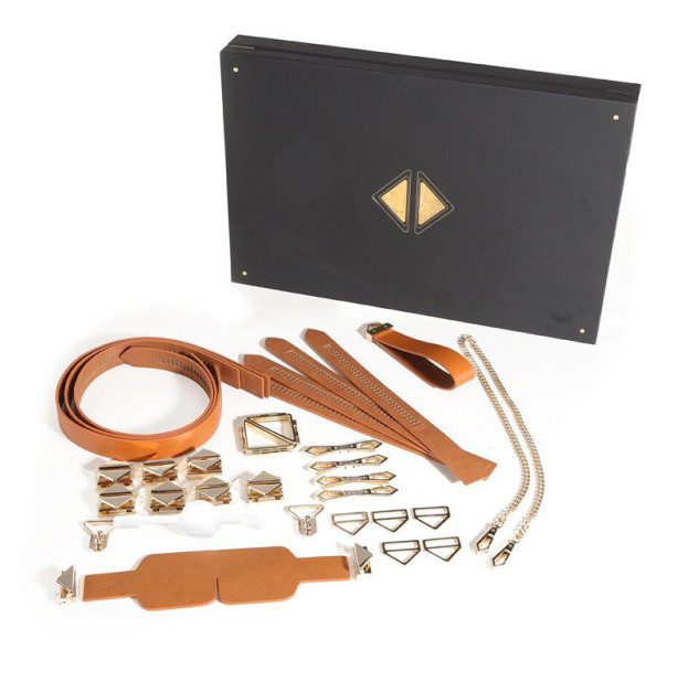 БДСМ набір LOCKINK Bondage & Restraint Brown Set