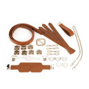 БДСМ набір LOCKINK Bondage & Restraint Brown Set