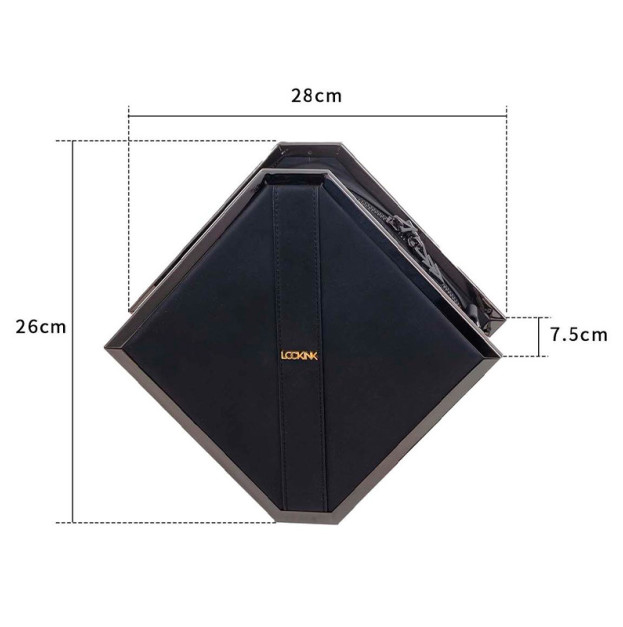 БДСМ набір LOCKINK Mysterious Square Kink Bag Black