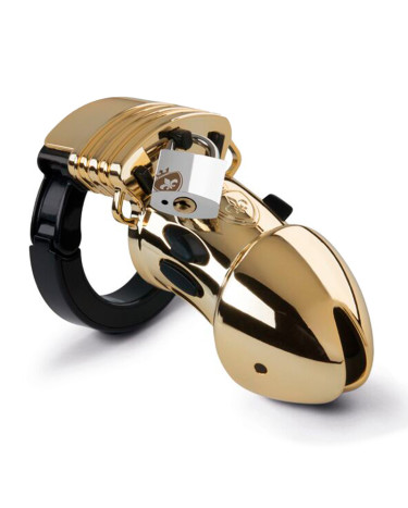 Клітка для члена з електростимуляцією Mystim Pubic Enemy No 1 Gold Edition