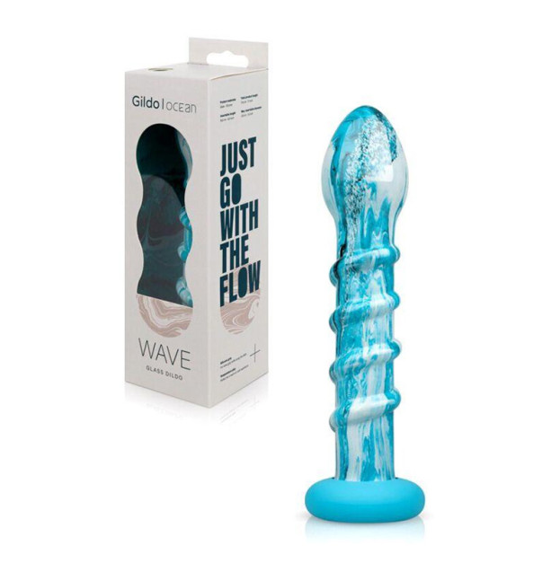 Gildo Ocean Wave Glass Dildo