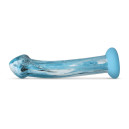 Скляний фалоімітатор Gildo Ocean Ripple Glass Dildo