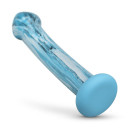 Скляний фалоімітатор Gildo Ocean Ripple Glass Dildo