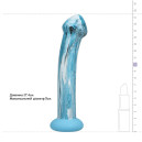 Скляний фалоімітатор Gildo Ocean Ripple Glass Dildo