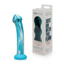 Скляний фалоімітатор Gildo Ocean Ripple Glass Dildo