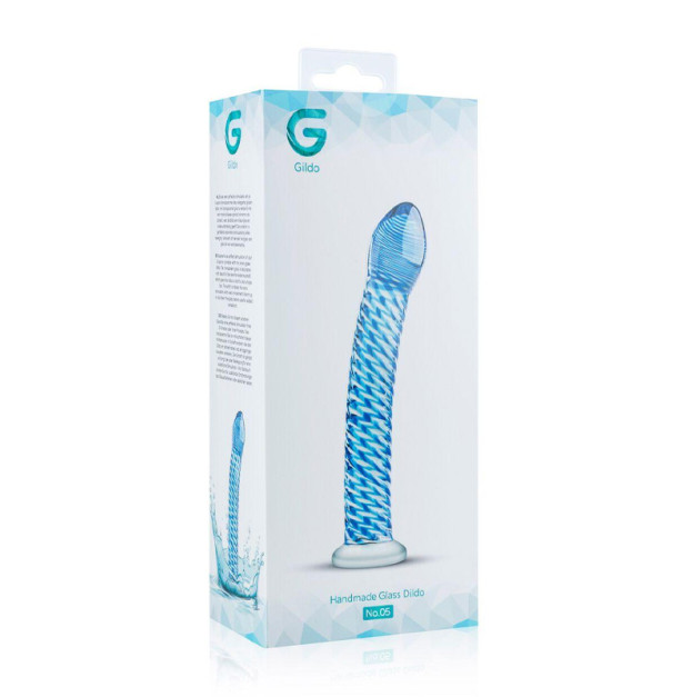 Скляний фалоімітатор Gildo Glass Dildo No. 5