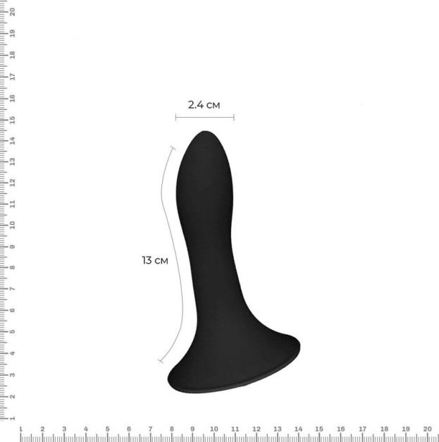 Adrien Lastic Hitsens 5 Black Suction Cup Dildo Perfect for Strapon