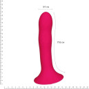 Фалоімітатор з присоскою Adrien Lastic Hitsens 4 Pink чудово для страпона
