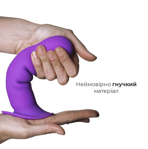Adrien Lastic Hitsens 3 Purple Suction Cup Dildo Perfect for Strapon