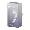 Фалоімітатор Satisfyer Double Crystal Transparent