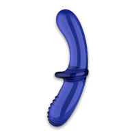 Фаллоимитатор Satisfyer Double Crystal light blue