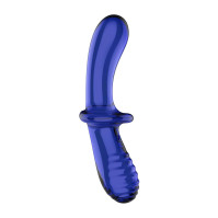 Фаллоимитатор Satisfyer Double Crystal light blue