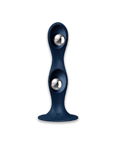 Фалоімітатор Satisfyer Double Ball-R Dark Blue